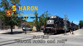 Sharon Shenanigans S.1 E.6 “street rattle and roll” with NS SD40E’s and a SD40-2 ex. Conrail