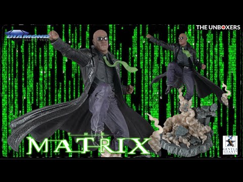 マトリックスTHE MATRIX GALLERYモーフィアス PVC スタチュー The Matrix Morpheus Deluxe Gallery PVC Statue by Diamond