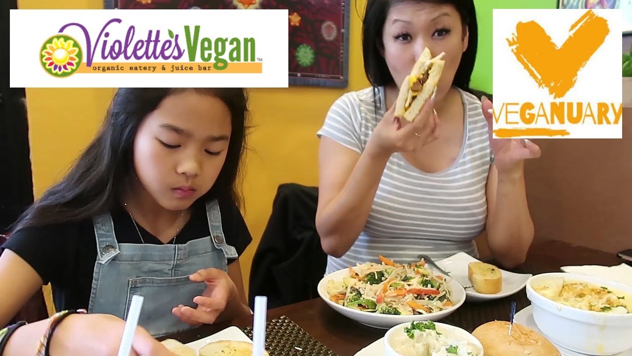 Violette's Vegan || Veganuary || Vegan Mukbang - YouTube