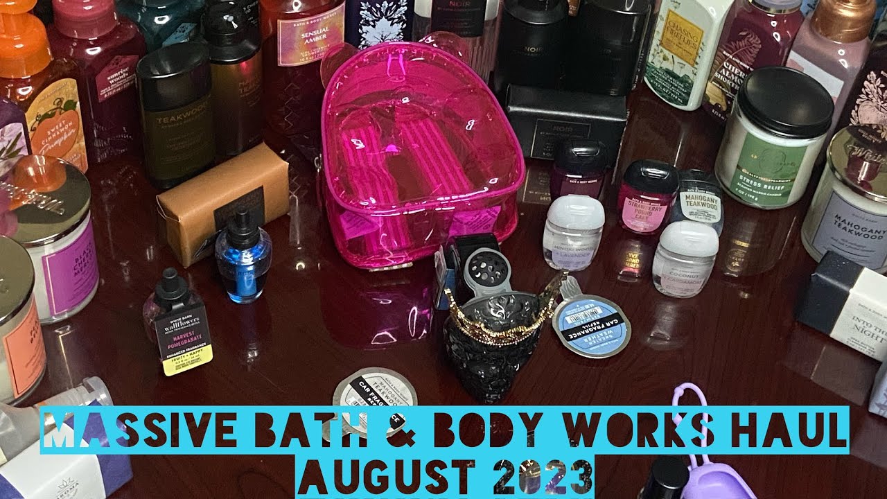 Massive Bath & Body Works haul August 2023 pt. 2 - YouTube