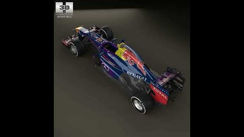 Infiniti RB9 Red Bull Racing F1 2013 3D model from CGTrader.com