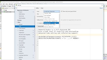 How Can I Make The Font Size Small Or Larger In Android studio?