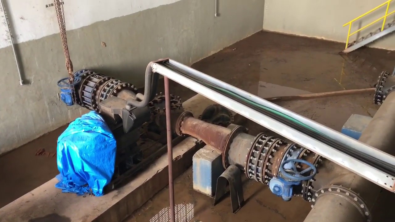 Water pumping station YouTube