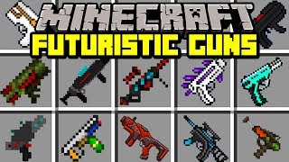 Minecraft Futuristic Guns Mod Craft Op Weapons And Guns Modded Mini-Game