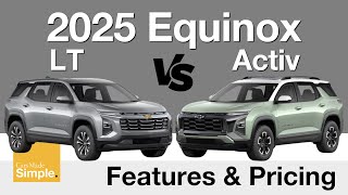 2025 Chevy Equinox LT vs Activ/RS | Feature & Pricing Breakdown!