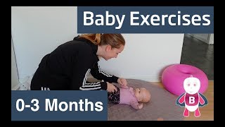 Baby Exercises and Activities #0-3 months - Arm to leg movements - Baby Development screenshot 2