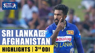Afghanistan Tour Of Sri Lanka | 3rd ODI | Highlights | 14th February 2024