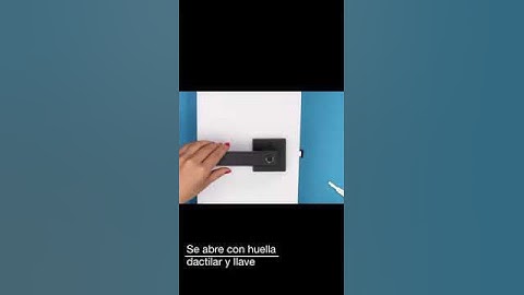 Tu hogar más seguro. Cerradura Yale con huella digita.