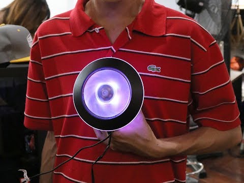 Video Thiết kế như đĩa bay, làm mát 360 độ, đèn LED RGB, cái... - youtube