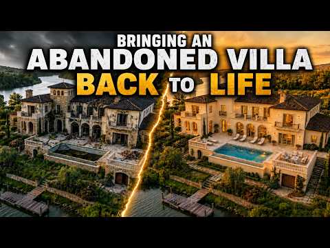 Reviving a Forgotten Riverside Villa | AI Restoration