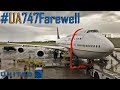 THE LAST UNITED's BOEING B747 FLIGHT - #UA747Farewell