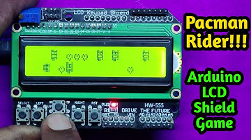 PacmanRider - Pacman on the Arduino LCD Keypad Shield || Arduino LCD Shield Project