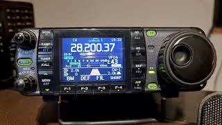 Weak signal reception – Icom IC 7000 transceiver