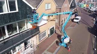 Schilderwerk Aan De Buitenkant Van Een Woning In Flevoland