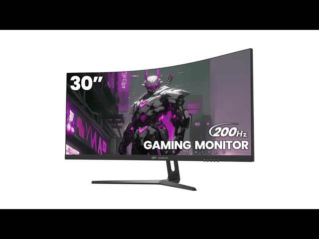 Review: CRUA 30” Curved Gaming Monitor – 200Hz Ultrawide Display