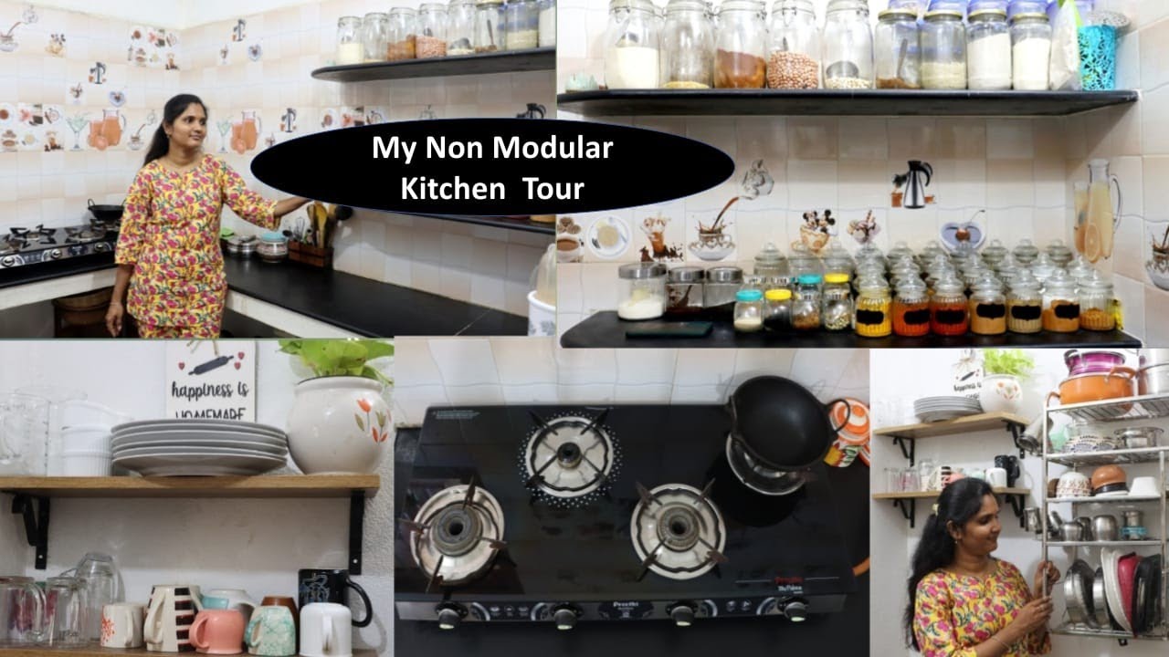 Kitchen Countertop Organization, Indian Kitchen Tour