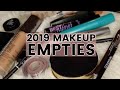 2019 MAKEUP EMPTIES | All the makeup I used up this year!