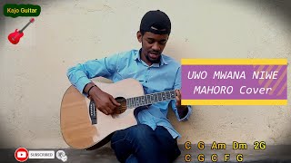 Video thumbnail of "UWO MWANA NIWE MAHORO - Covered by Kajo Guitar"