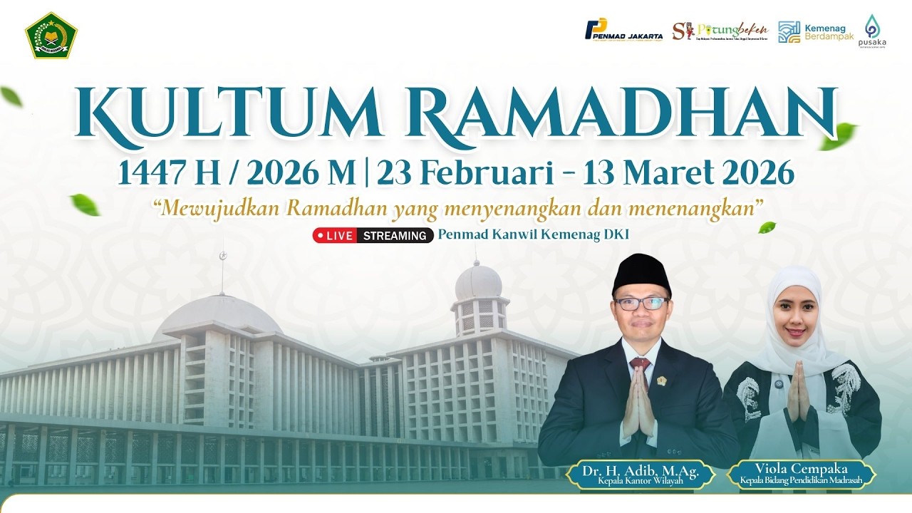 🔴[LIVE] Kultum Ramadhan 1447 H Oleh Ust Drs. Ahmad Saefullah, M.Pd | Kepala MAN 19 Jakarta Selatan