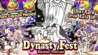 Rolling An 11 Draw On Dynasty Fest [Battle Cats]