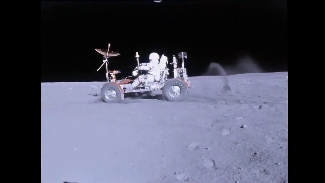 Space buggy on the moon 2025