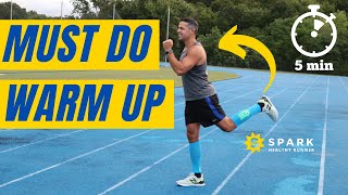 5 Minute Warm Up Before Running | Best Stretches For Runners To Prevent Injury