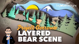 Project Overview: Layered Bear Scene