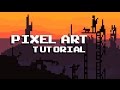 how create pixel art for games tutorial 8bit graphic design