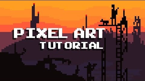 How create Pixel Art For Games - Tutorial - 8Bit Graphic Design