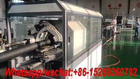 HDPE double wall corrugated pipe machine DWC corrugated pipe making machine