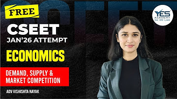 FREE CSEET Economics – Lecture 2 | January 2026 Attempt | Adv. Vishishta Nayak
