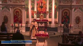 Second Sunday of the Great Fast at John Chrysostom 2026