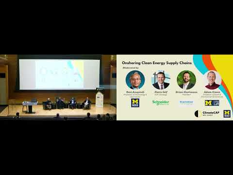 2024 ClimateCAP Conference: Onshoring Clean Energy Supply Chains Breakout