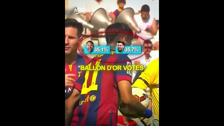 When Messi Gifts Neymar The Ballon D'or 🎁❤️‍🩹
