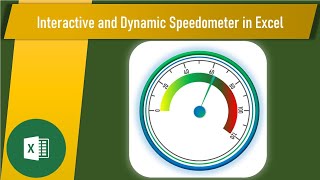 How to make interactive and dynamic speedometer Gauge Chart in excel
