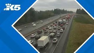 BREAKING: I-5 N fully open in Kent after deadly motorcycle crash