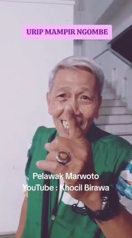 Pelawak kondang Marwoto : HIP HOP JAWA 'URIP MAMPIR NGOKBE'