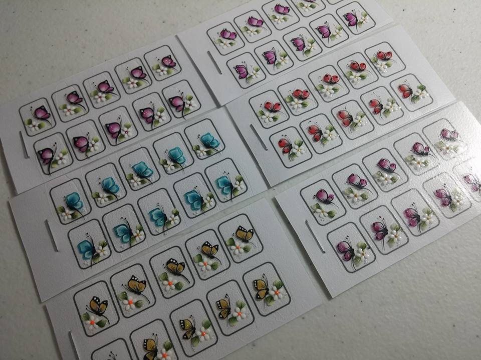 Passo a passo margarida com borboleta  (Elaine Souza)