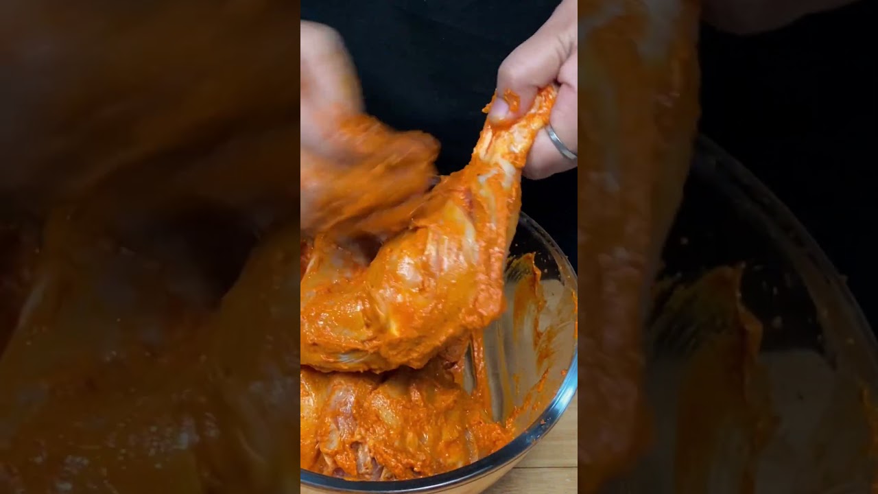 ⁣Tandoori Chicken ASMR Cooking #shorts #food #cooking #asmr #indianasmrworld #recipe #chicken #nonveg