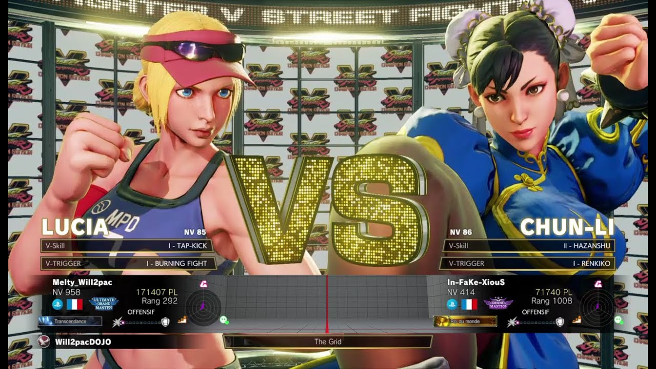 Will2pac (lucia) VS (chun li) In-Fake-Xious... Masterz TV