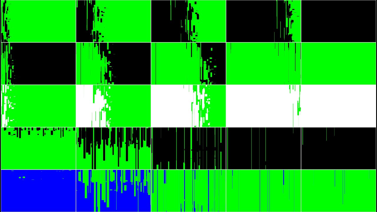 ♻ Green Screen Moving Stripes Transition Effects : green to black ...
