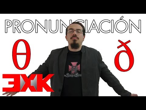 Sonido TH en inglés:  /θ/ y /ð/