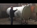 Вакуумная цистерна с открывающимся дном