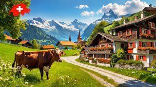 Brienz, Switzerland 🇨🇭 The Most Beautiful Traditional Swiss Village. 4K Walking Tour