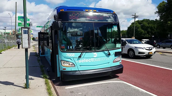 MTA NYCT  Bus: 2018 New Flyer Industries Xcelsior XD40 #7668 on the B82 @Flatlands Avenue