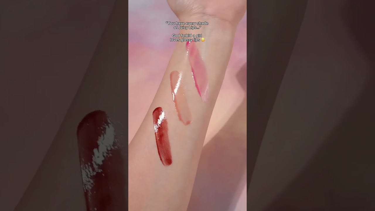 Affordable glossy lips