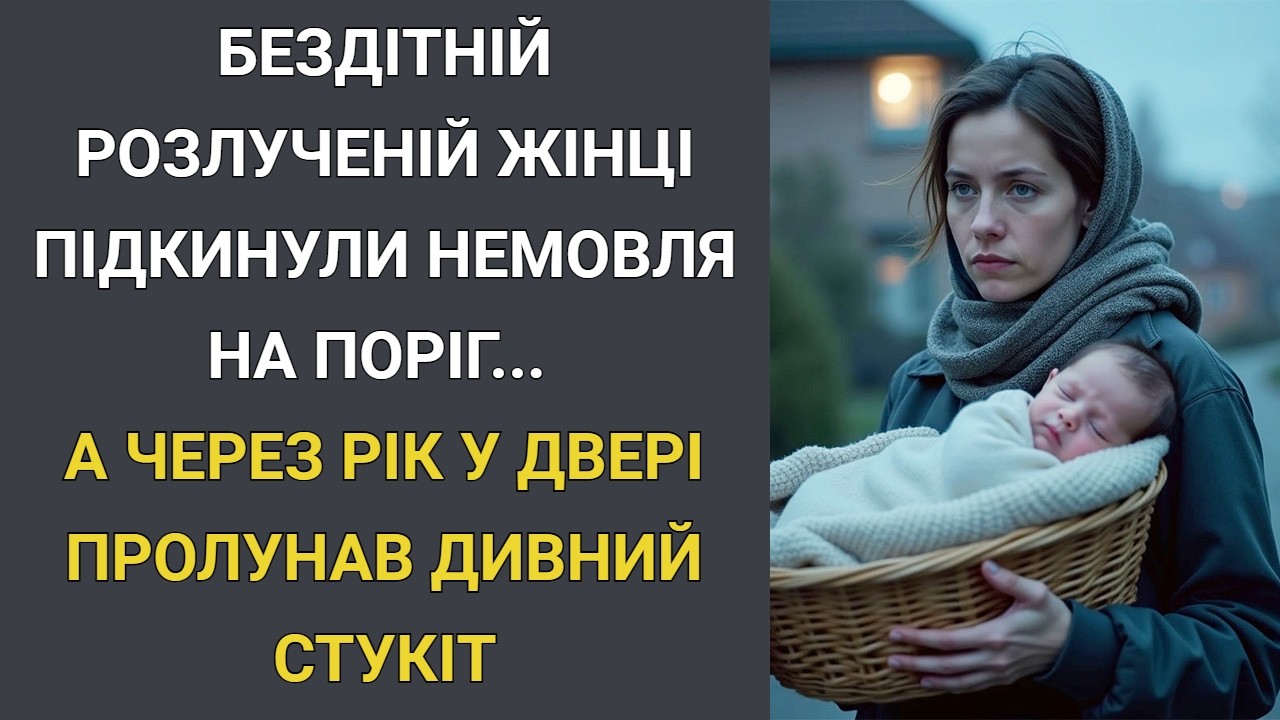 Бездітній розлученій жінці підкинули немовля на поріг... А через рік у двері пролунав дивний стукіт