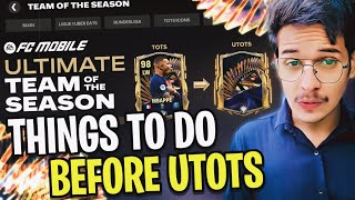 HURRY UP! DO THESE THINGS BEFORE UTOTS TO GET THE BEST REWARDS