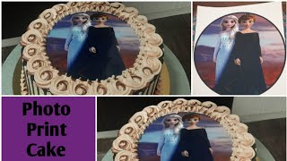 फोटो प्रिंट केक पर कैसे लगाये | How To Make Photo Print Cake |Trending Cake screenshot 2