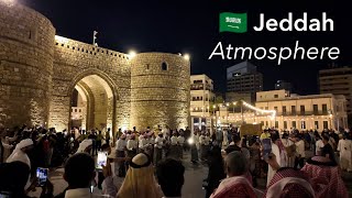 🇸🇦 Jeddah Atmosphere in 4K: Wooden Balconies and Friendly Kids | Saudi Arabia